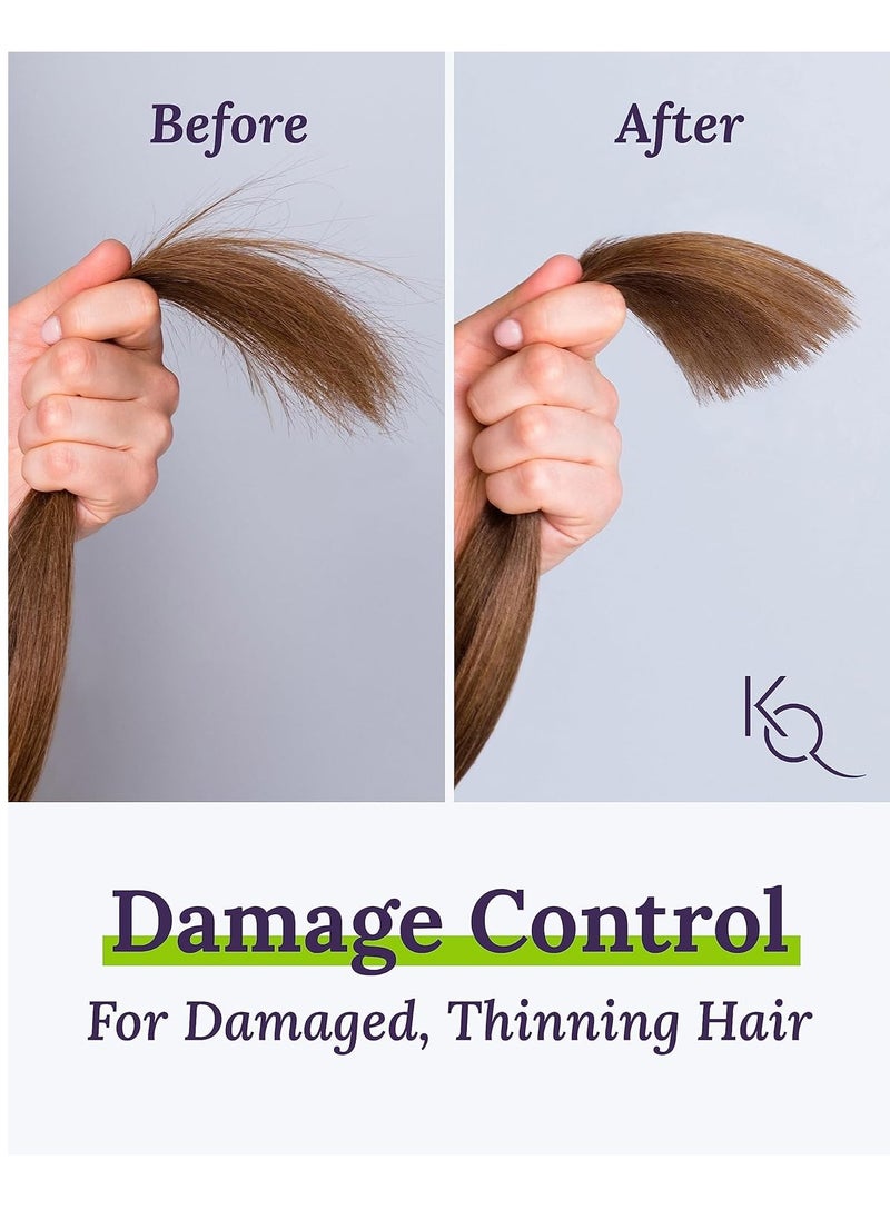 Keranique Scalp Replenishing Keratin Shampoo Damage Control for Thinning Hair, Hair Growth | Keratin Amino Complex, Free of Sulfates, Dyes and Parabens, 8 Fl Oz