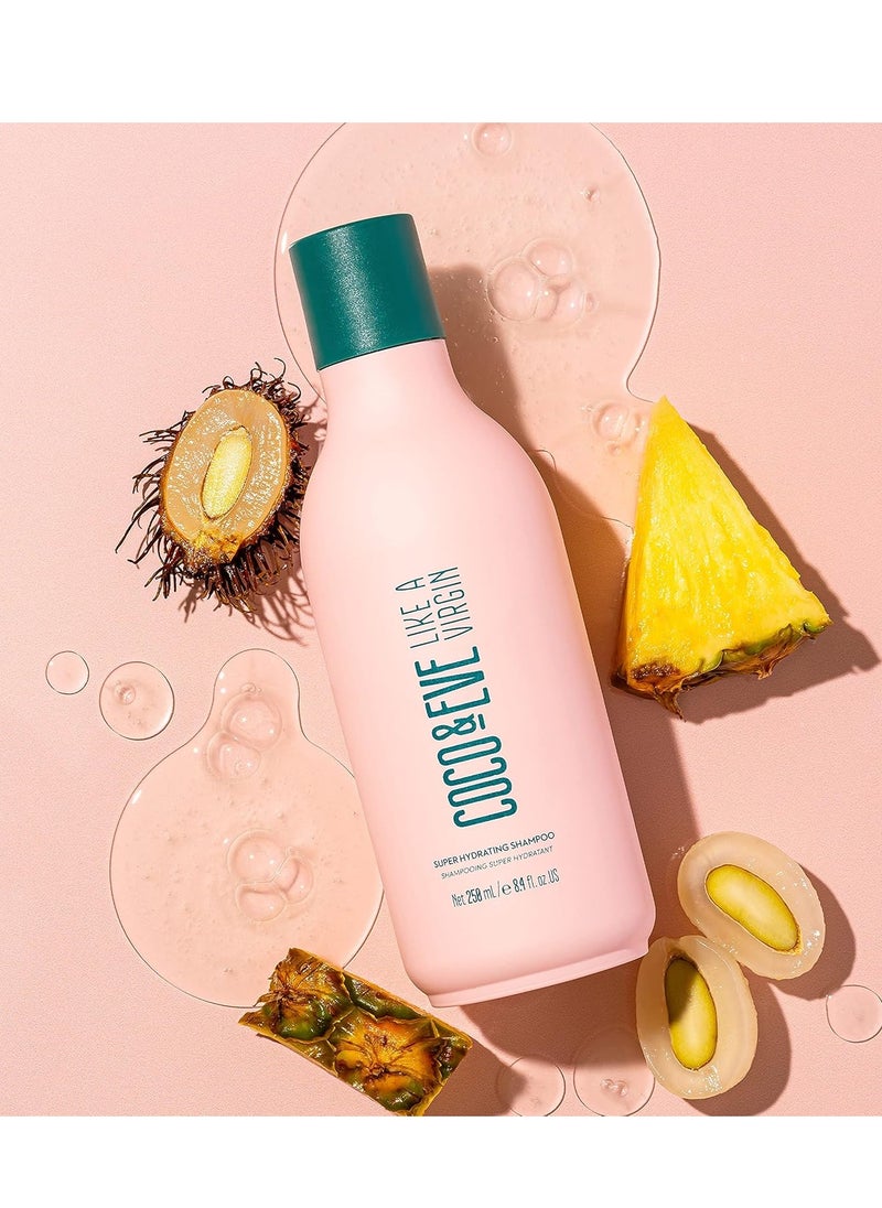 Coco & Eve Like A Virgin Super Hydrating Shampoo - Natural, Sulfate free Hair Care with Argan Oil, Coconut and Avocado Oil. For Dry Damaged, Color Treated Hair.