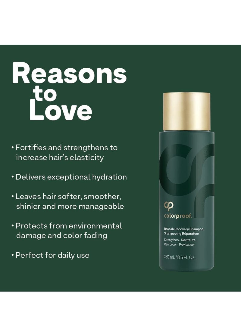 ColorProof Baobab Recovery Shampoo for Damaged Color-Treated Hair, Strengthens & Repairs, Sulfate-Free, Vegan