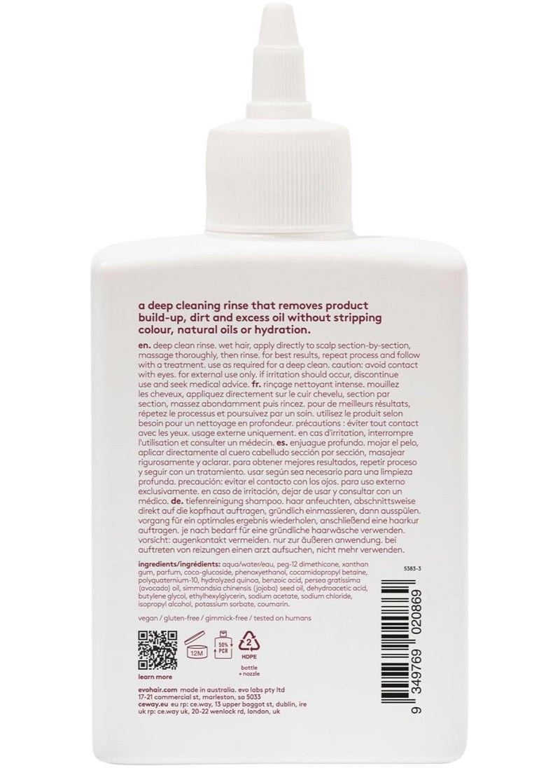 Springsclean Shampoo - Deep Cleansing & Gentle Moisturizing - For Natural Shiny Soft Curly & Wavy Hair - 300ml