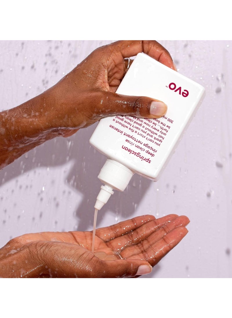 Springsclean Shampoo - Deep Cleansing & Gentle Moisturizing - For Natural Shiny Soft Curly & Wavy Hair - 300ml