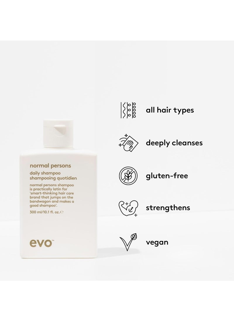 Normal Persons Daily Shampoo, Deep Cleansing Shampoo for Normal & Oily Hair, Cleansing Shampoo Removes Residues from Hair, 300 ml