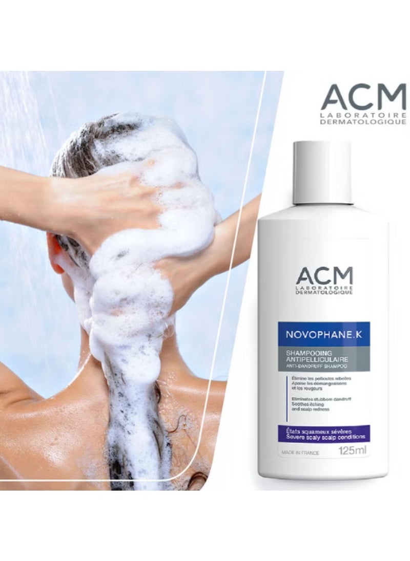 Novophane K Anti-Dandruff Shampoo For Severe Scaly Scalp 125ml