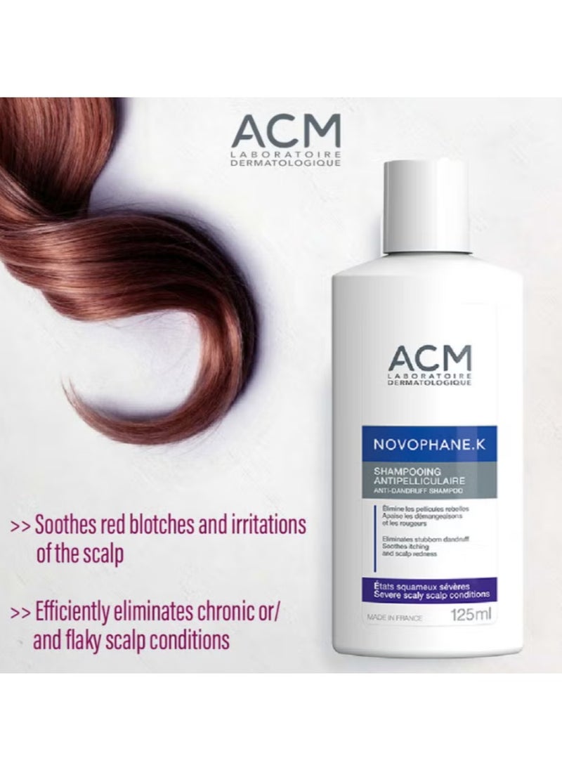 Novophane K Anti-Dandruff Shampoo For Severe Scaly Scalp 125ml