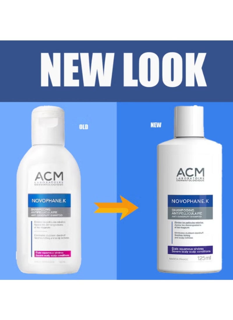 Novophane K Anti-Dandruff Shampoo For Severe Scaly Scalp 125ml