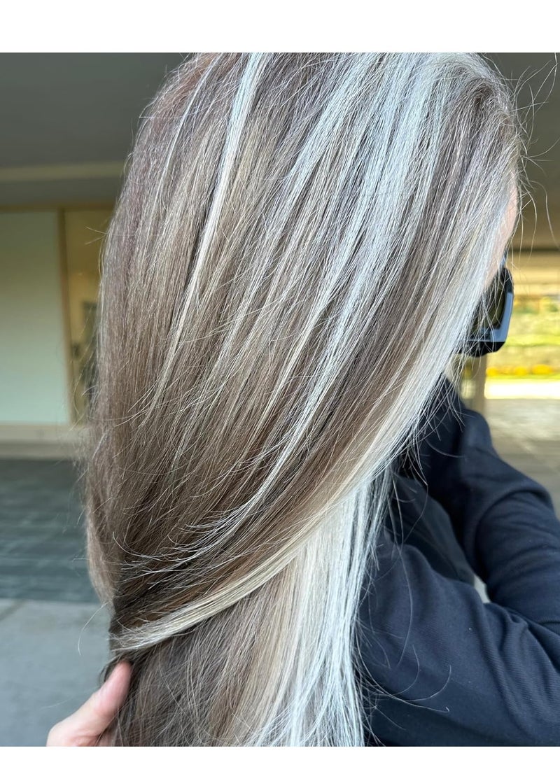 RUSK Deepshine Platinum Shampoo, 12 Oz, Gentle Cleansing Shampoo, Brightening Boost for Platinum, Silver, Gray, White, and Blonde Hair, Removes Yellows, Brightens Hair Color