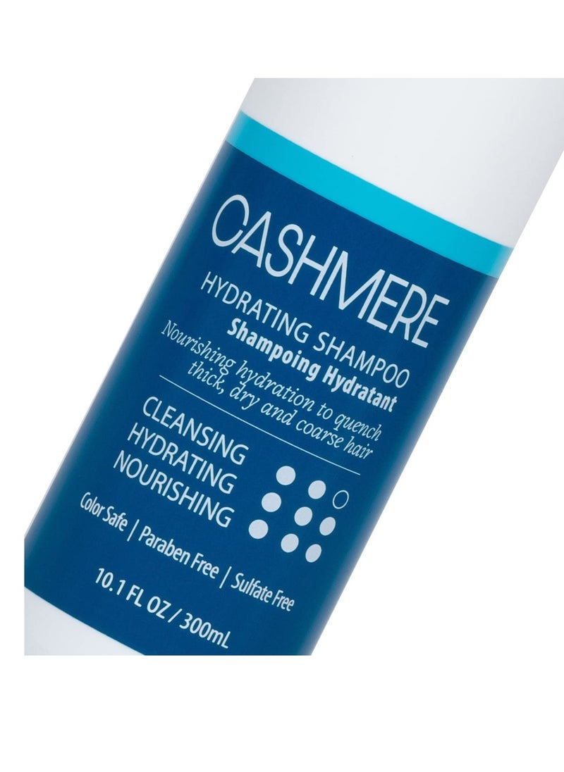 SUDZZFX Cashmere Hydrating Shampoo - Dry Scalp Treatment Hair Shampoo - Clarifying Shampoo - Color Treated Sulfate Free Shampoo for Hair Care - Travel Size Shampoo - 10.1 Fl Oz