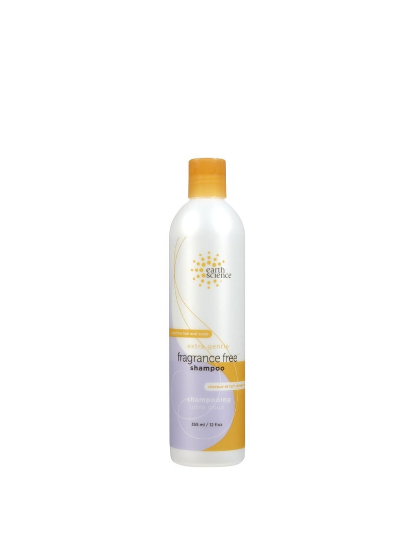 Earth Science Shampoo for Sensitive Hair & Scalp - Fragrance Free - 12 oz