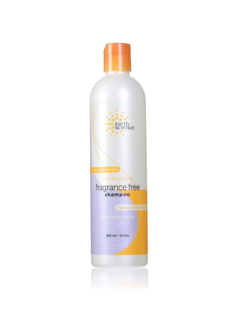 Earth Science Fragrance Free Shampoo, 12-Ounce Bottles (Pack of 3)