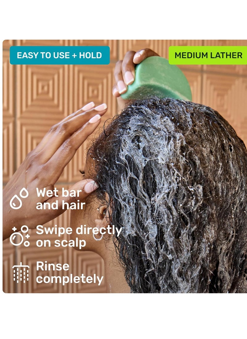Ethique Curl-Defining Shampoo Bar with Shea Butter - Plastic-Free, Vegan, Cruelty-Free, 3.88 oz