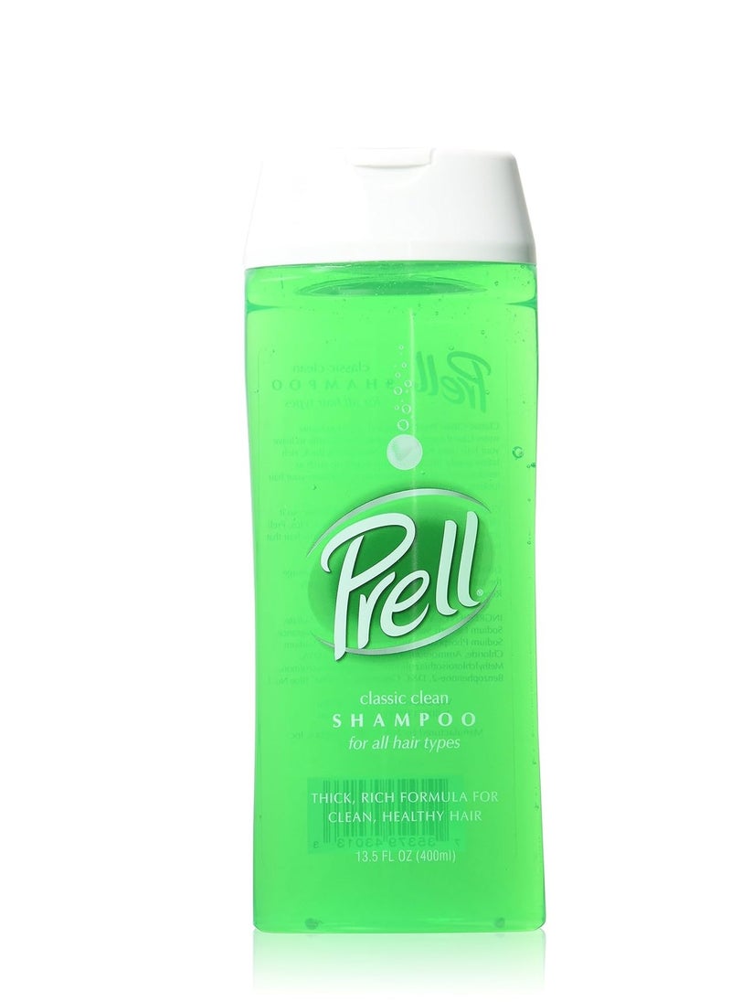 Prell Shampoo, Classic Clean 13.50 oz (Pack of 3)