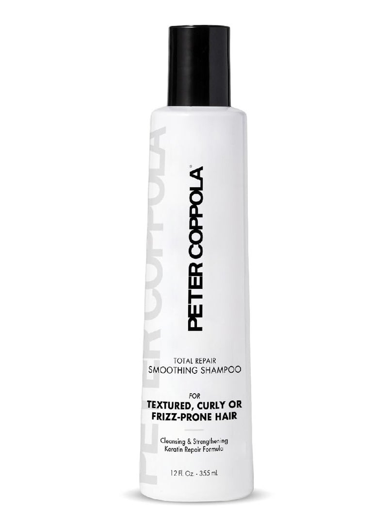 PETER COPPOLA Total Repair Sulfate-Free Smoothing Shampoo, 12 Oz. - For Damaged Hair - Color Safe, Sodium Chloride-Free Keratin Shampoo