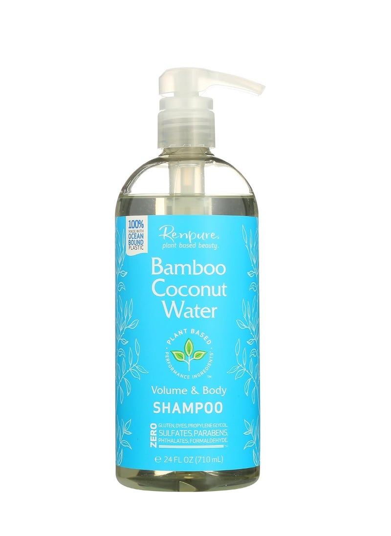 RENPURE Bamboo Coconut Water Shampoo, 24 FZ