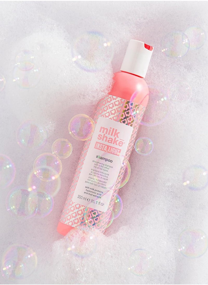 milk_shake Insta.Light Shampoo - Strengthening Shampoo with Filler Effect | Leaves Hair Soft and Shiny | 10.1 fl oz (300 ml)
