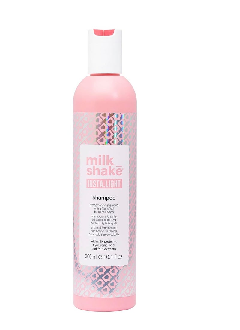 milk_shake Insta.Light Shampoo - Strengthening Shampoo with Filler Effect | Leaves Hair Soft and Shiny | 10.1 fl oz (300 ml)
