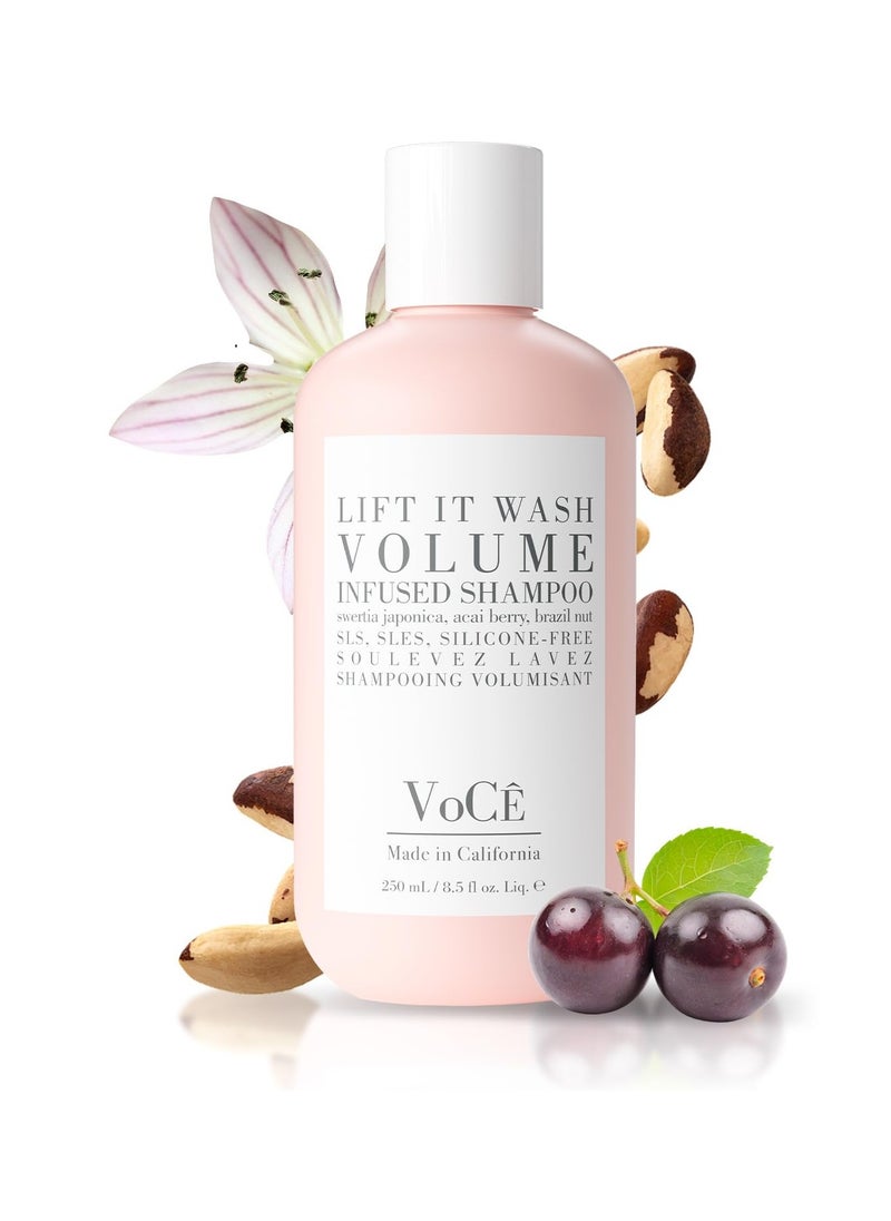 VoCÊ Haircare – Natural | Volume Shampoo - Wash | Volume Infused | Non-Toxic, Cruelty-Free, Vegan Haircare 250 ml
