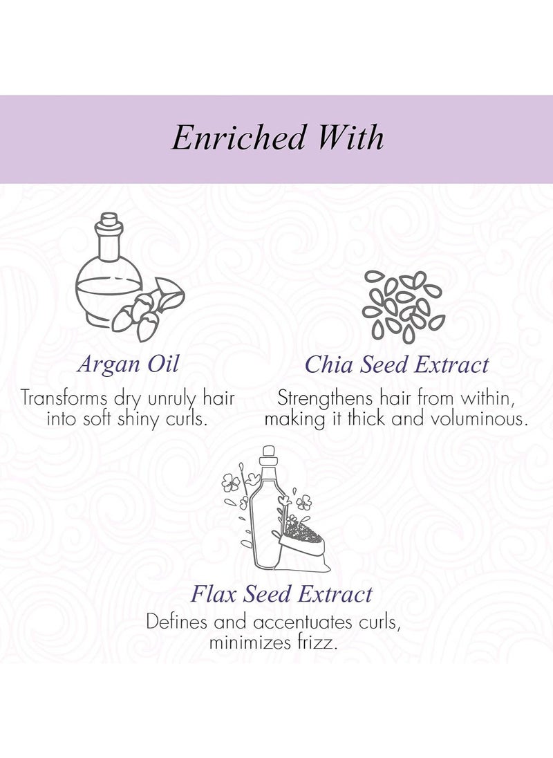 Moisturising Curly Hair Shampoo for Dry Frizzy Wavy Curly Hair Sulphate Paraben Silicone Free 200ml