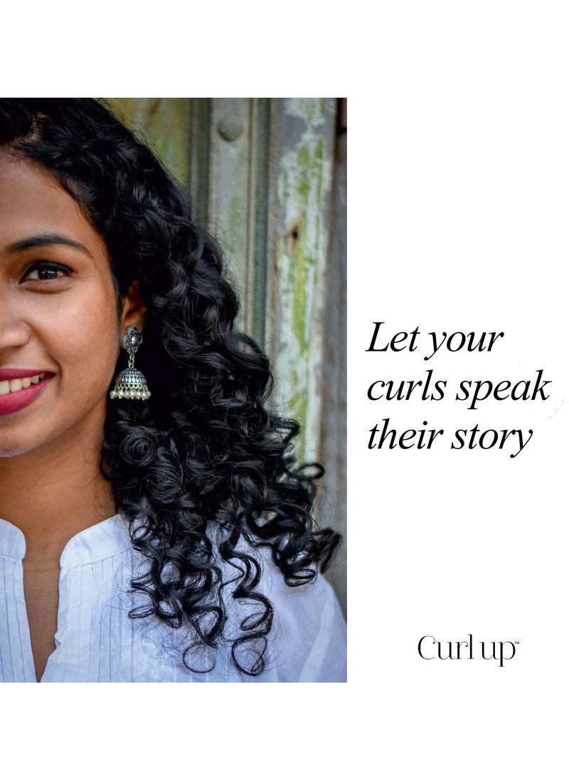 Moisturising Curly Hair Shampoo for Dry Frizzy Wavy Curly Hair Sulphate Paraben Silicone Free 200ml