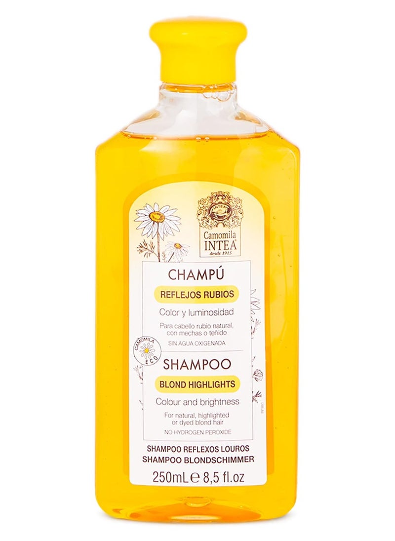 Intea Chamomile Shampoo - Premium Blonde Brightening Shampoo - Non-Ammonia, Easy Application for Natural or Dyed Hair - 8.5oz
