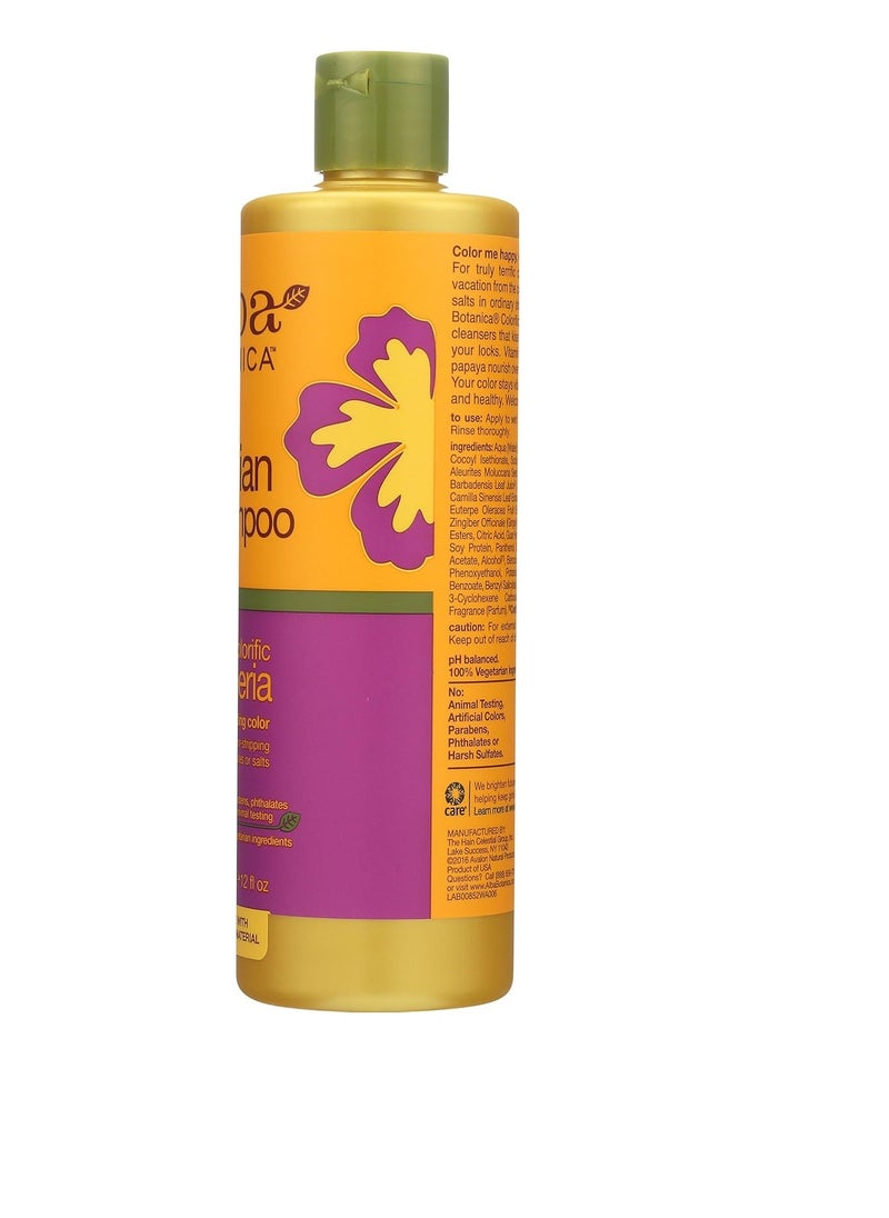Alba Botanica Colorific Shampoo, Plumeria, 12 Oz (Pack of 2)