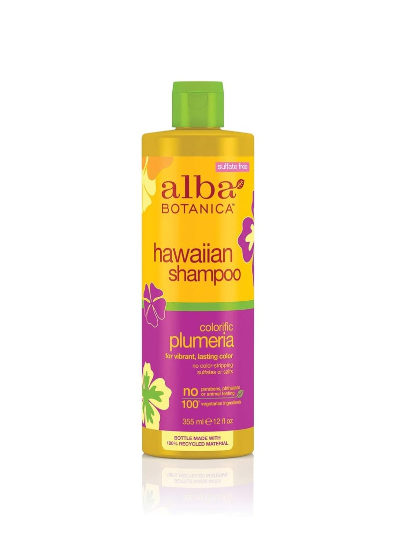 Alba Botanica Hawaiian, Plumeria Shampoo, 12 Ounce (Pack of 2)
