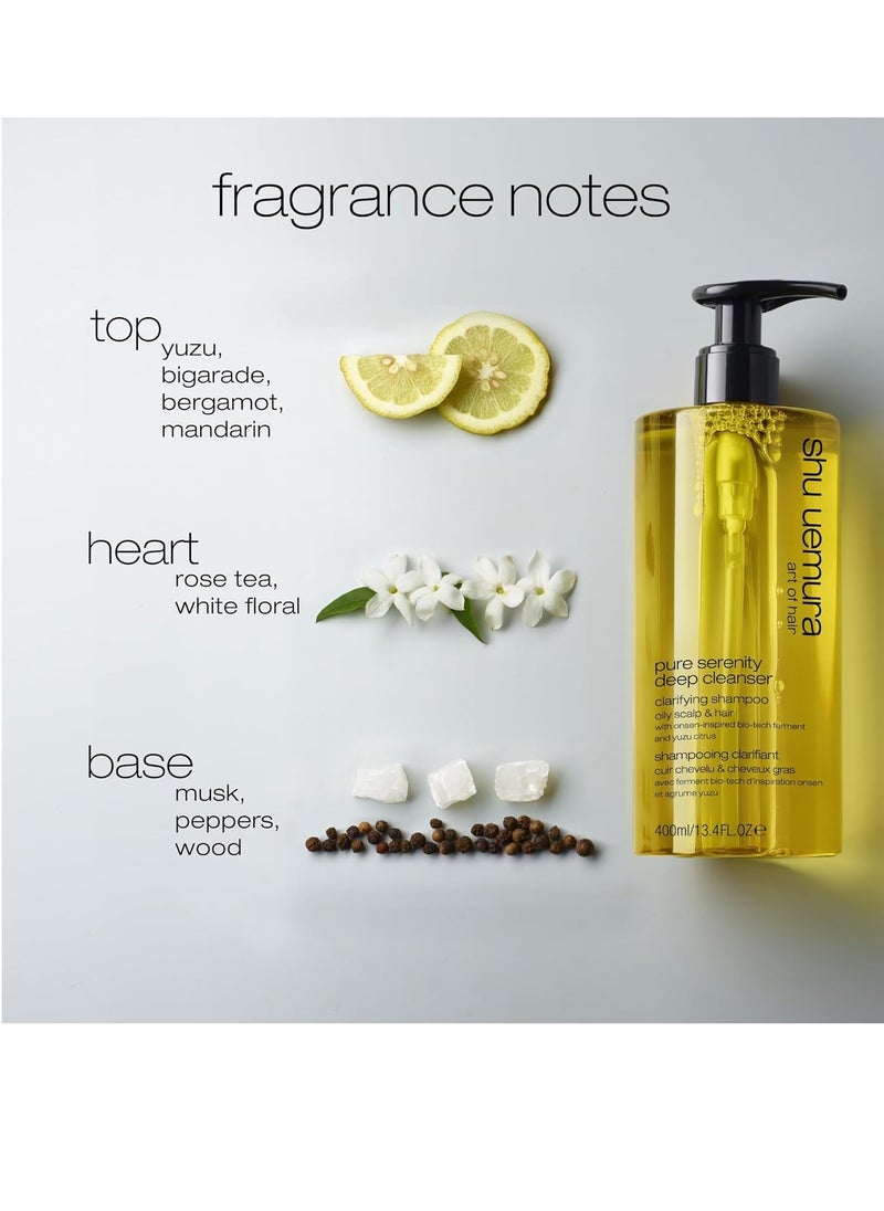 Shu Uemura Pure Serenity Clarifying Shampoo - Removes Dirt and Product Buildup, Balances and Removes Excess Oil