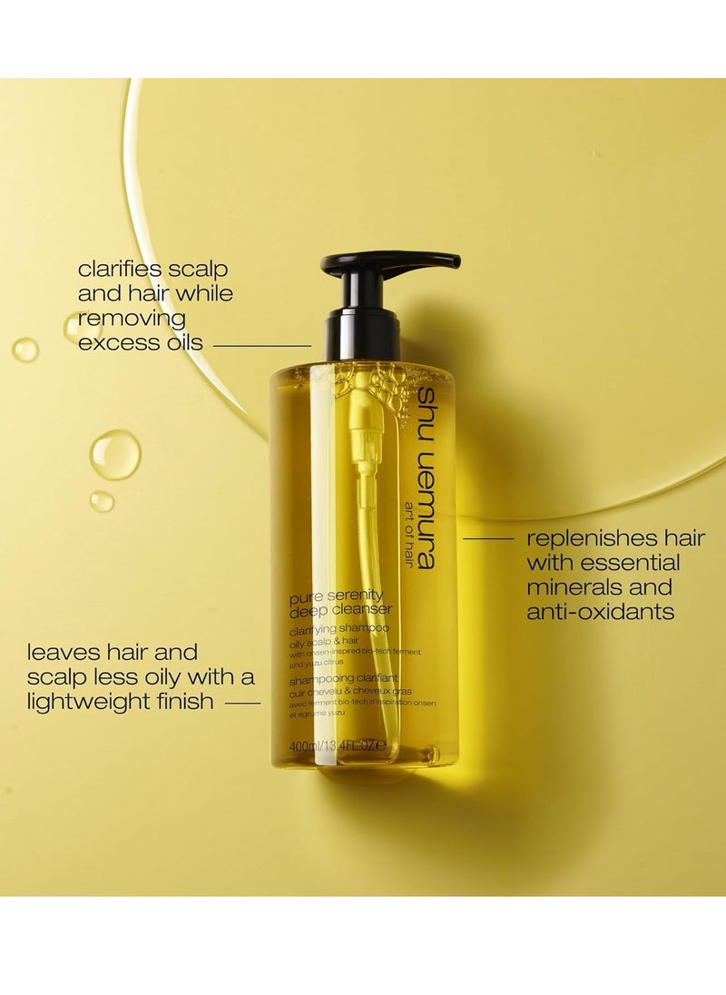 Shu Uemura Pure Serenity Clarifying Shampoo - Removes Dirt and Product Buildup, Balances and Removes Excess Oil