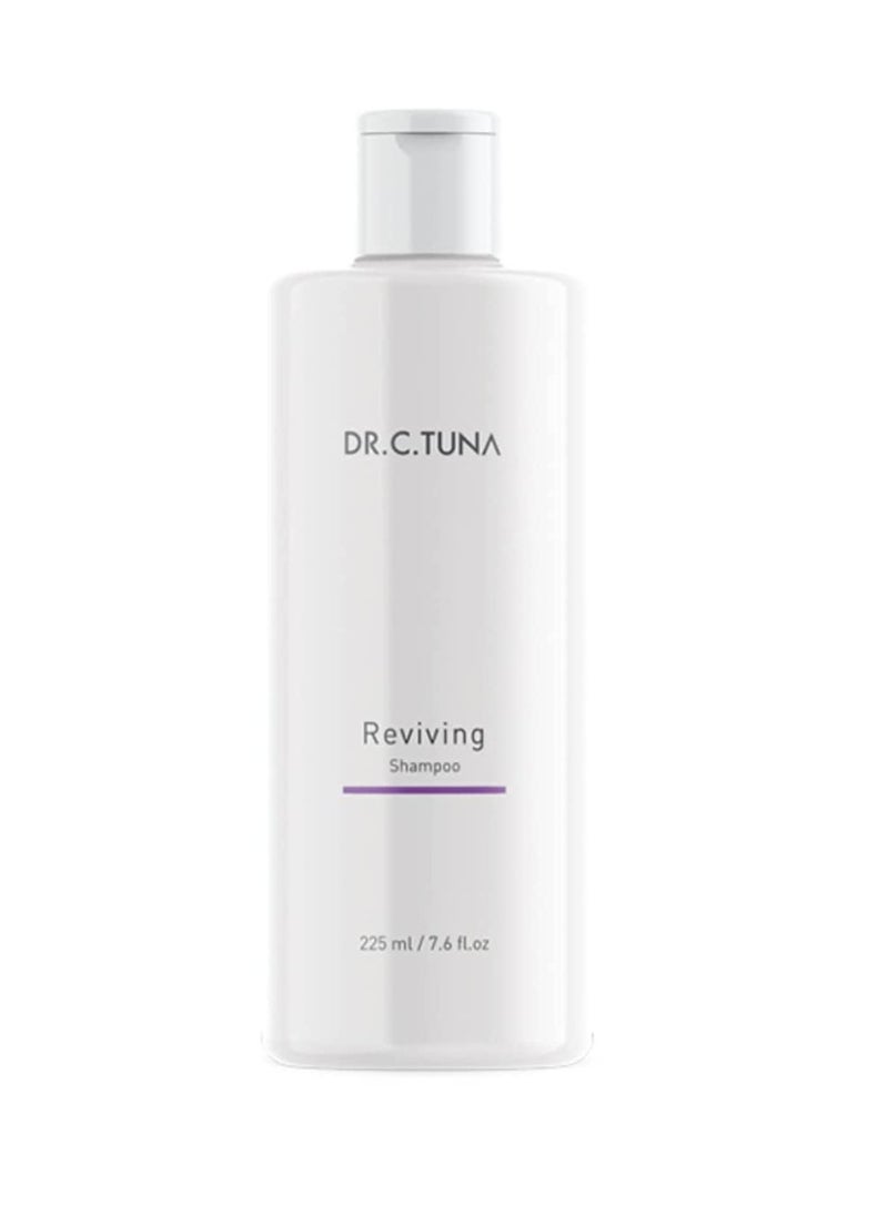 FARMASi Dr. C. Tuna Reviving Shampoo, Volumizing, Thickening and Biotin Shampoo for Men & Women, Shampoo to Support Hair Growth, Hair Strengthening & Regrowth Thickening Product, 7.6 fl. oz / 225 ml