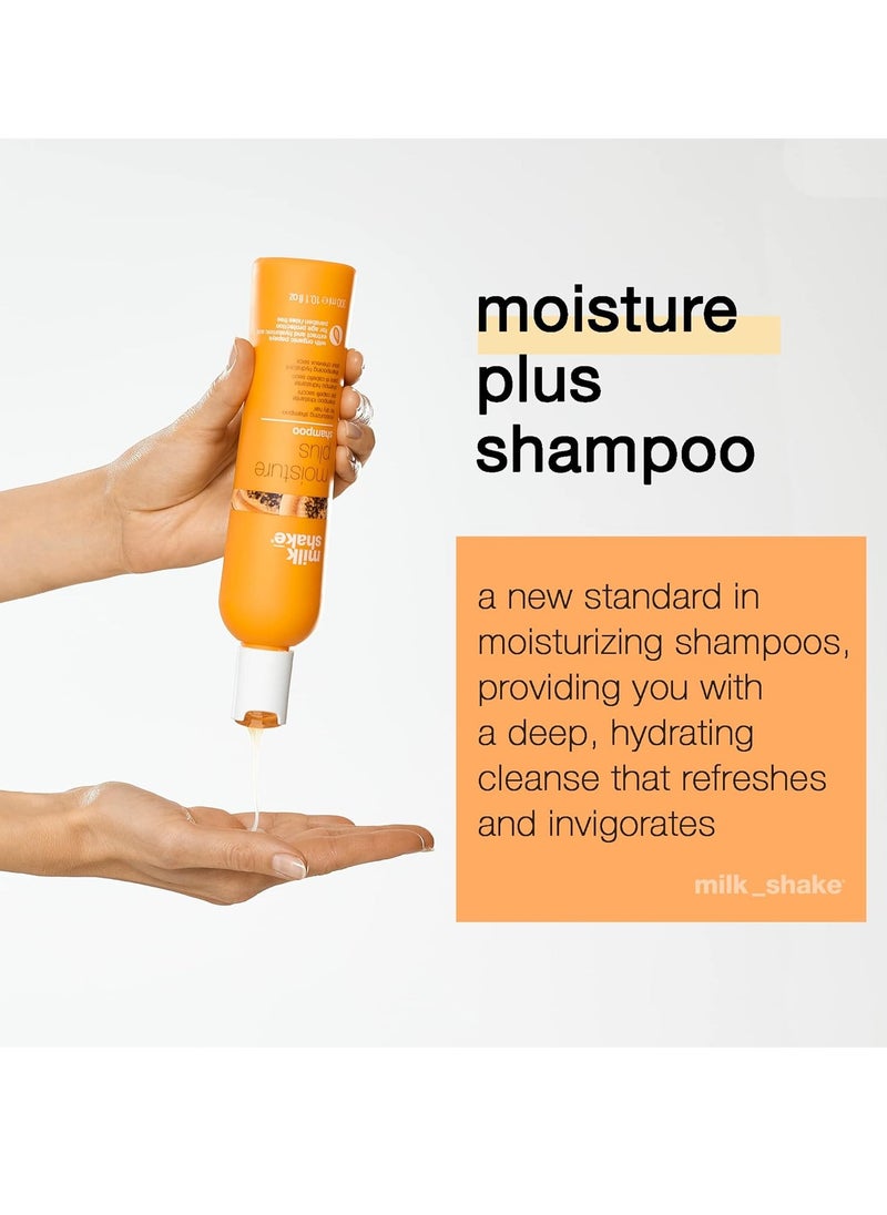 milk_shake Moisture Plus Hydrating and Moisturizing Shampoo for Dry Hair, 1.7 Fl Oz