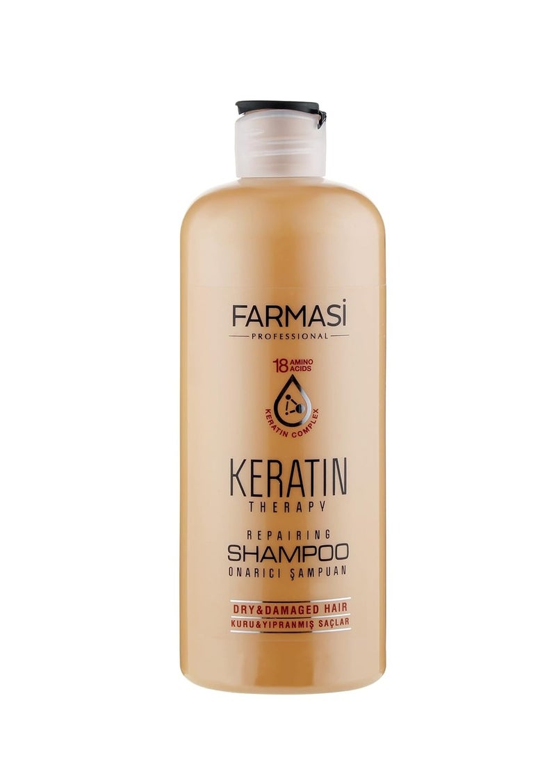 FARMASi Keratin Theraphy Repairing Shampoo for Dry and Damaged Hair 360 ml / 12.2 fl.oz