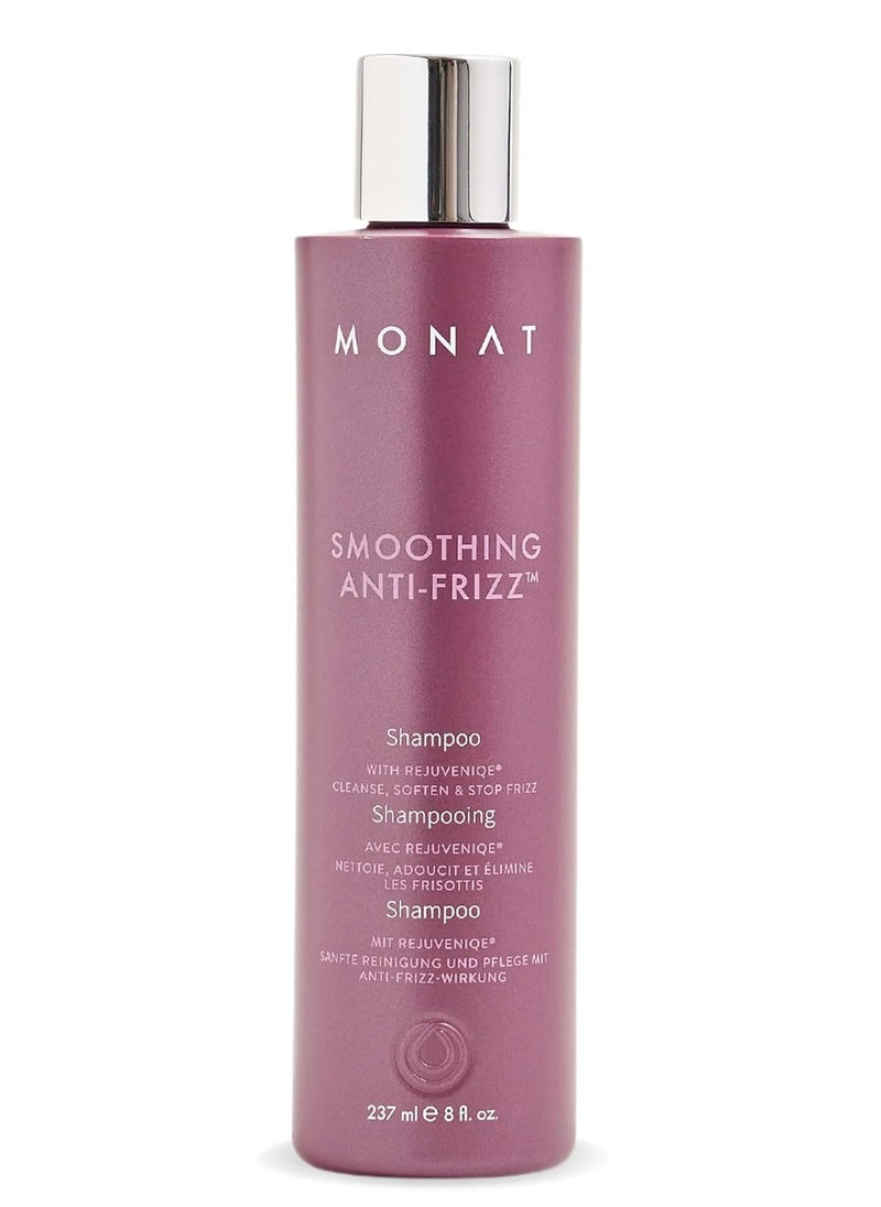 MONAT Smoothing Anti-Frizz™ Shampoo - Humidity Protection, Frizz Control with REJUVENIQE® & Tropical Butters, Velvety Fragrance, 237 ml (8 fl. oz.)