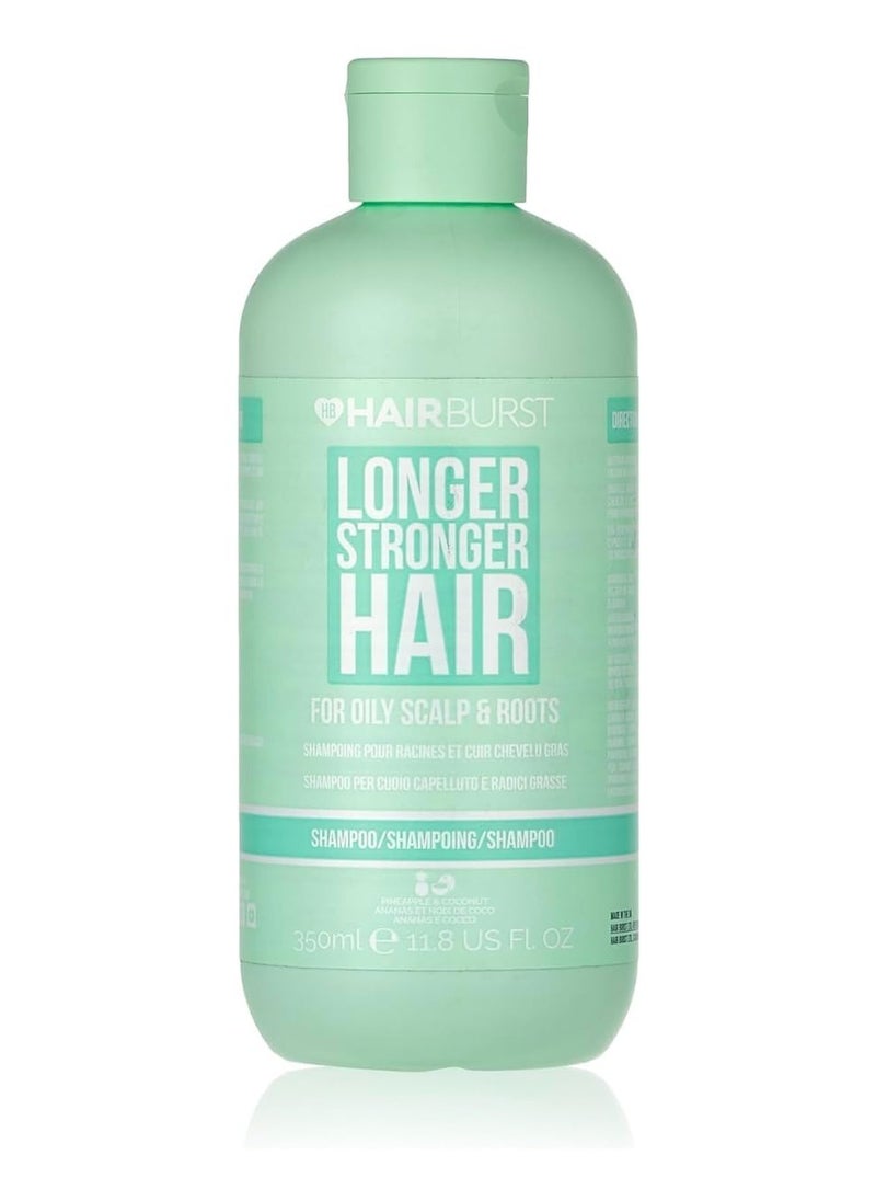 Shampoo for Oily Hair — Deep Cleansing, Purifying & Hydrating with Tropical Aroma - Promotes Growth, Reduces Hair Loss-Free of SLS, Silicones & Parabens - Made in UK