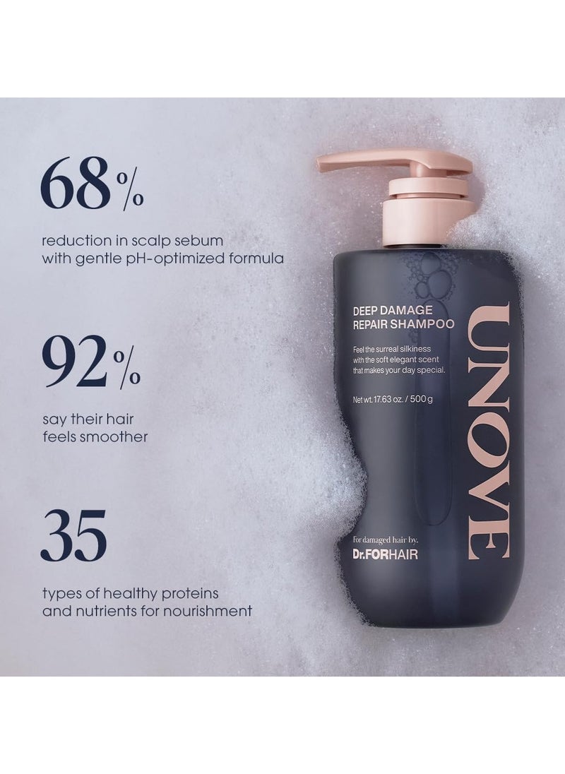 UNOVE Deep Damage Repair Shampoo 500ml