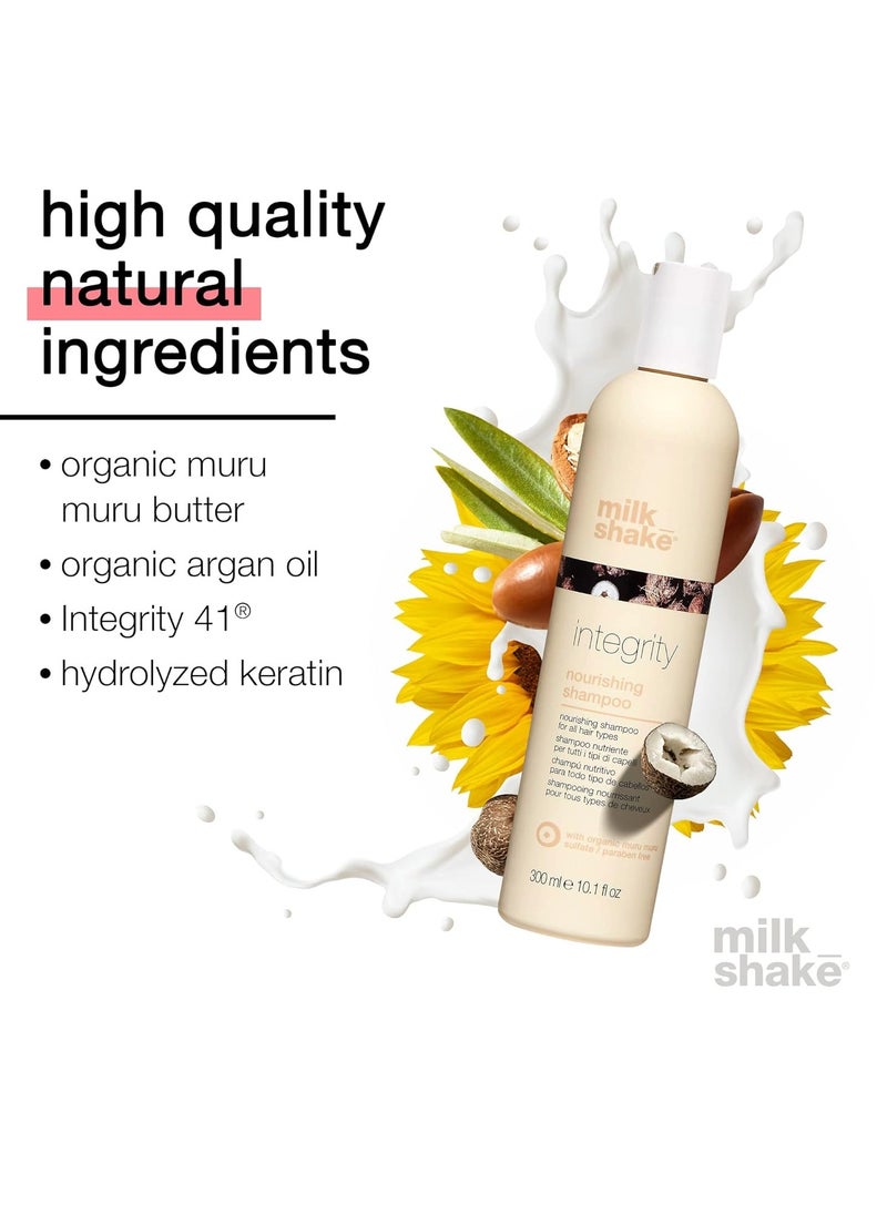 milk_shake Integrity Nourishing Shampoo - Anti Frizz Shampoo With Muru Muru Butter - Paraben And Sulfate Free, 1.7 Fl Oz
