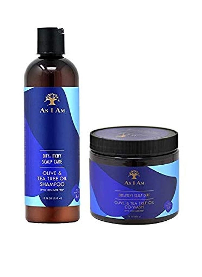 As I Am Dry & Itchy Hair Care - Shampoo & co-wash - Set