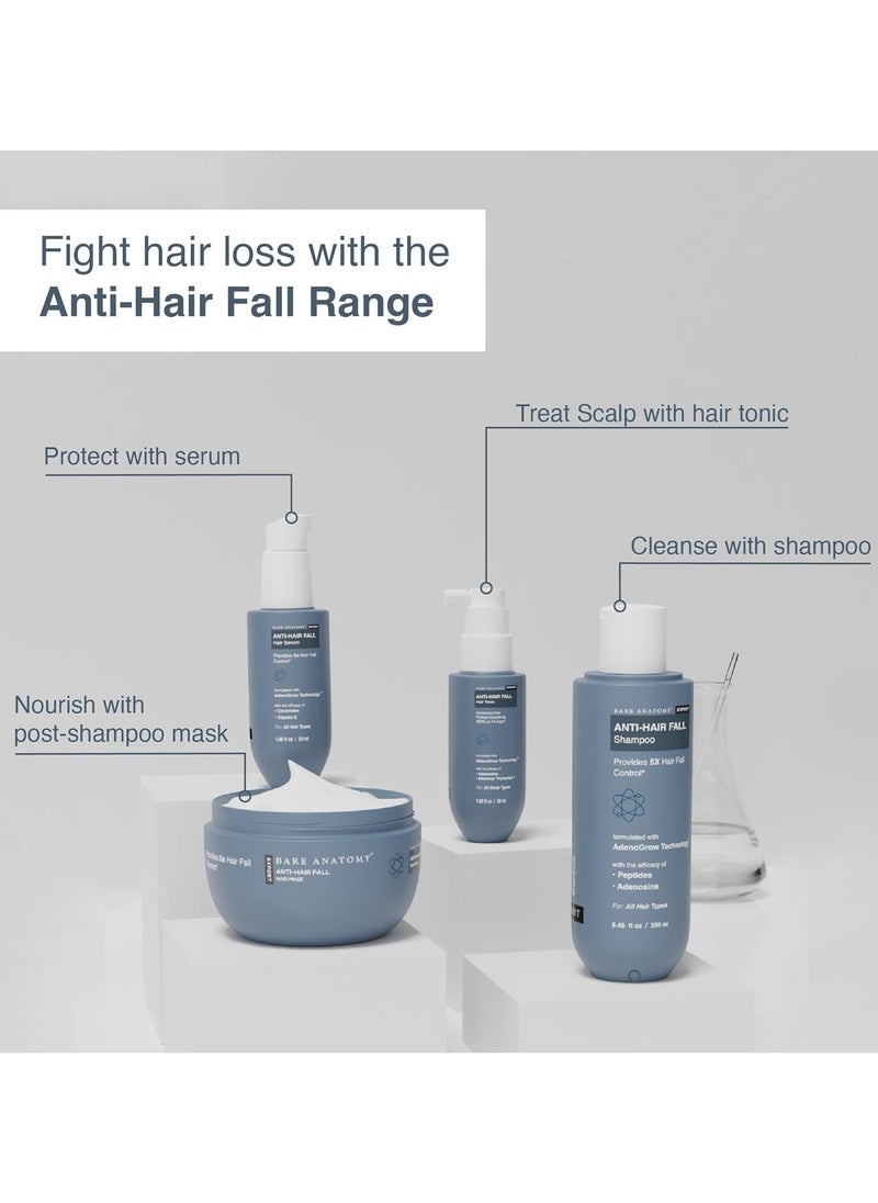 Anti Hair Fall Shampoo 5X Hair Fall Control and Growth 250ml Advanced Hair Growth Serum with Redensyl Anagain Baicapil and Capilia Longa Hair Fall Control Serum 30mL