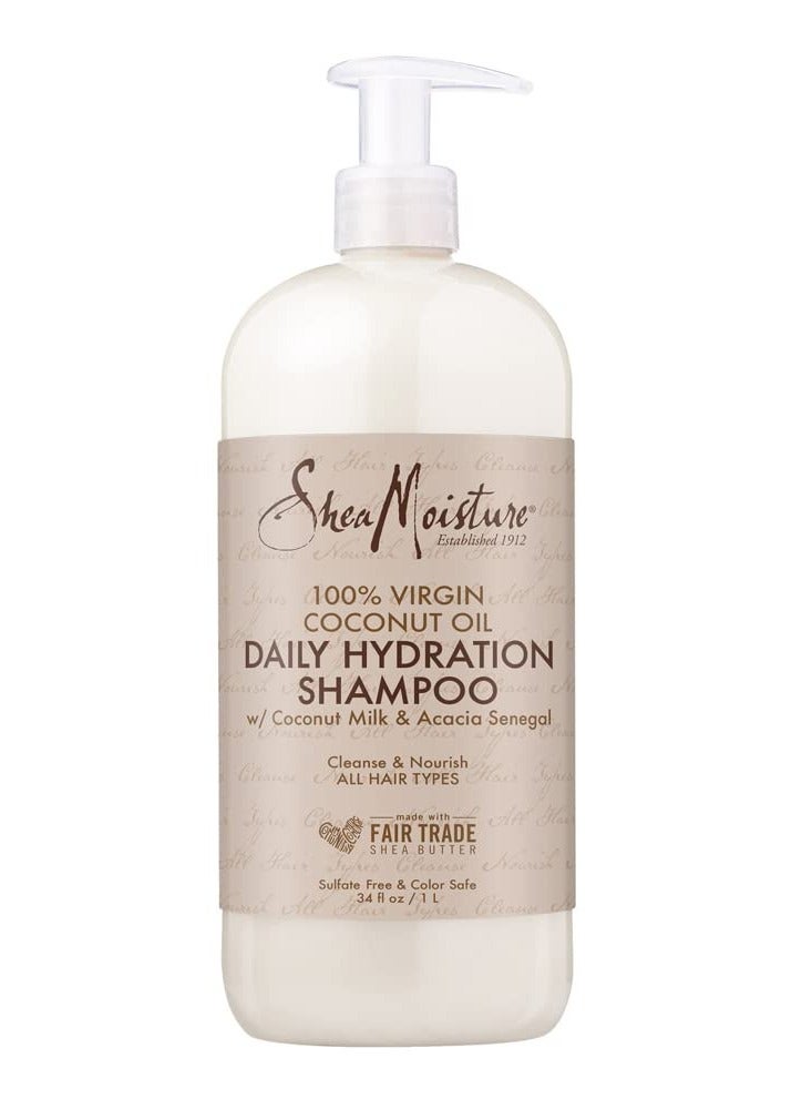 100% Virgin Coconut Oil Milk Daily Hydration, Shampoo, 34 FL OZ