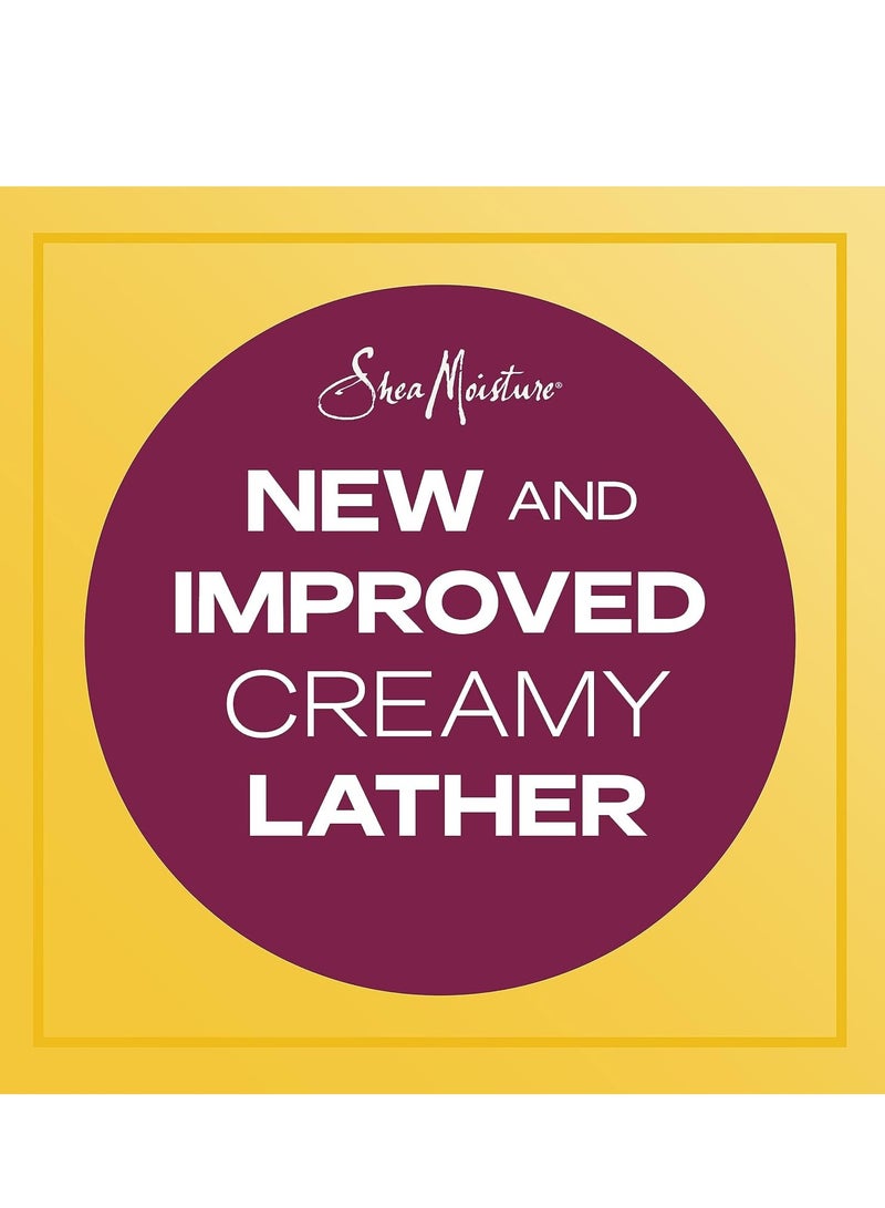 SheaMoisture Strengthen and Restore Shampoo 100% Pure Jamaican Black Castor Oil for Damaged Hair To Cleanse and Nourish Hair 13 oz