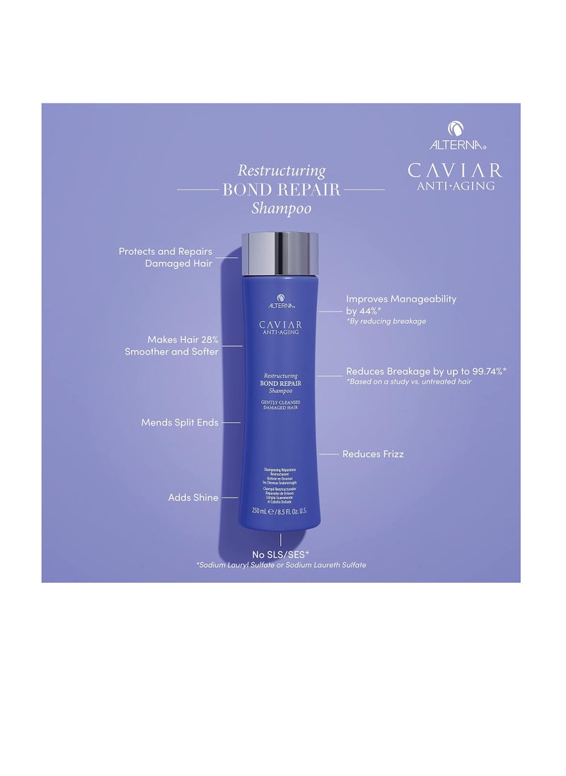 Caviar Anti-Aging Restructuring Bond Repair Shampoo, 8.5 Fl Oz (Pack of 1)