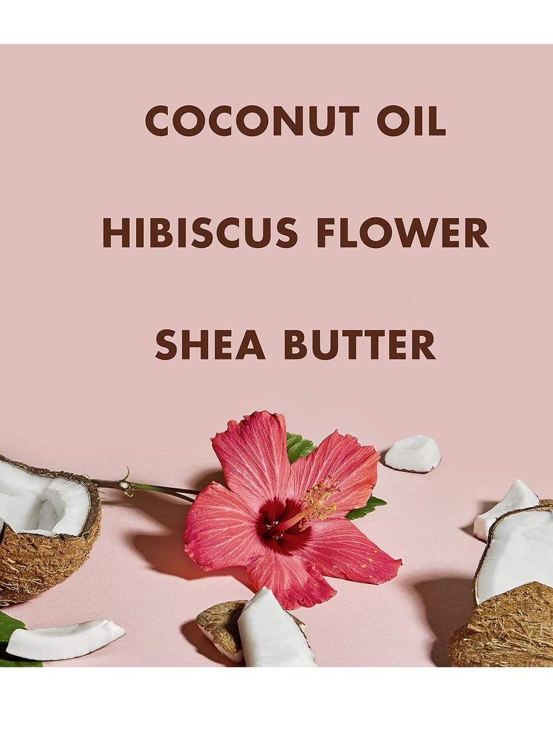 SheaMoisture Shampoo Coconut and Hibiscus, for Thick, Curly Hair, to Cleanse & Hydrate, 24 oz
