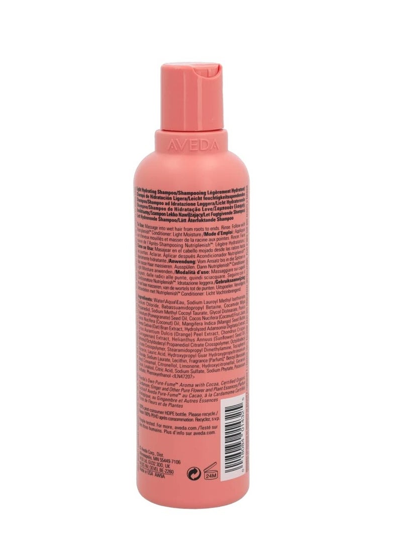 Aveda Nutriplenish Light Moisture Shampoo, 8.5 Fl Oz