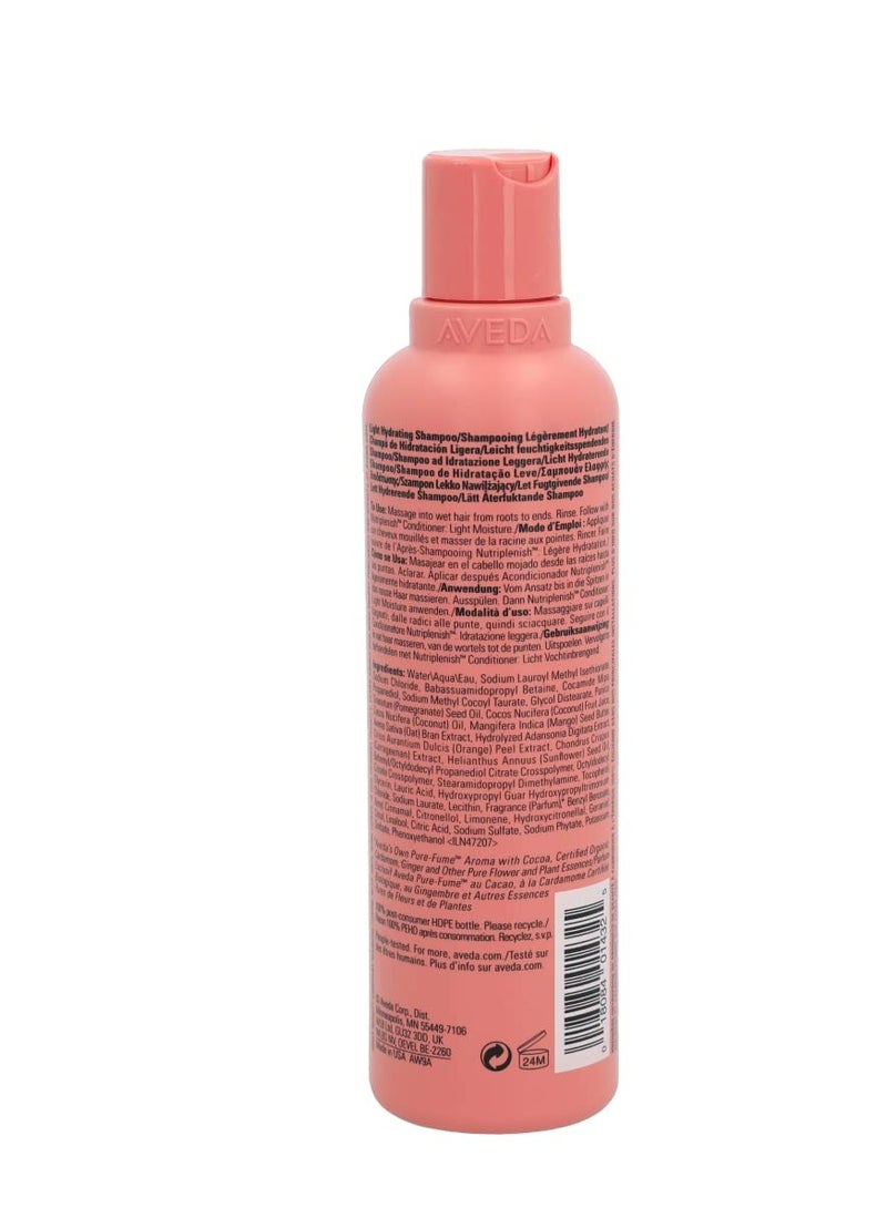 Aveda Nutriplenish Light Moisture Shampoo, 8.5 Fl Oz
