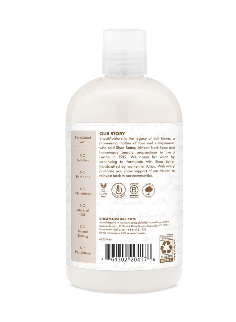 Daily Hydration Shampoo 100% Virgin Coconut Oil for All Hair Types Sulfate-Free 13 oz