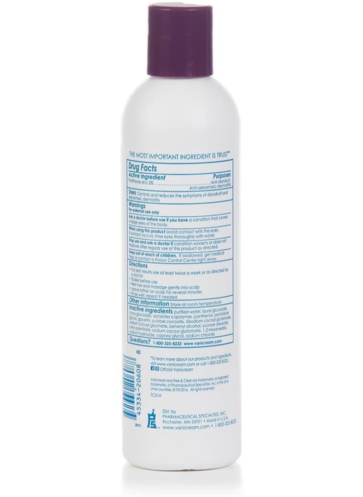 Vanicream Anti-Dandruff Shampoo 8oz (237ml)