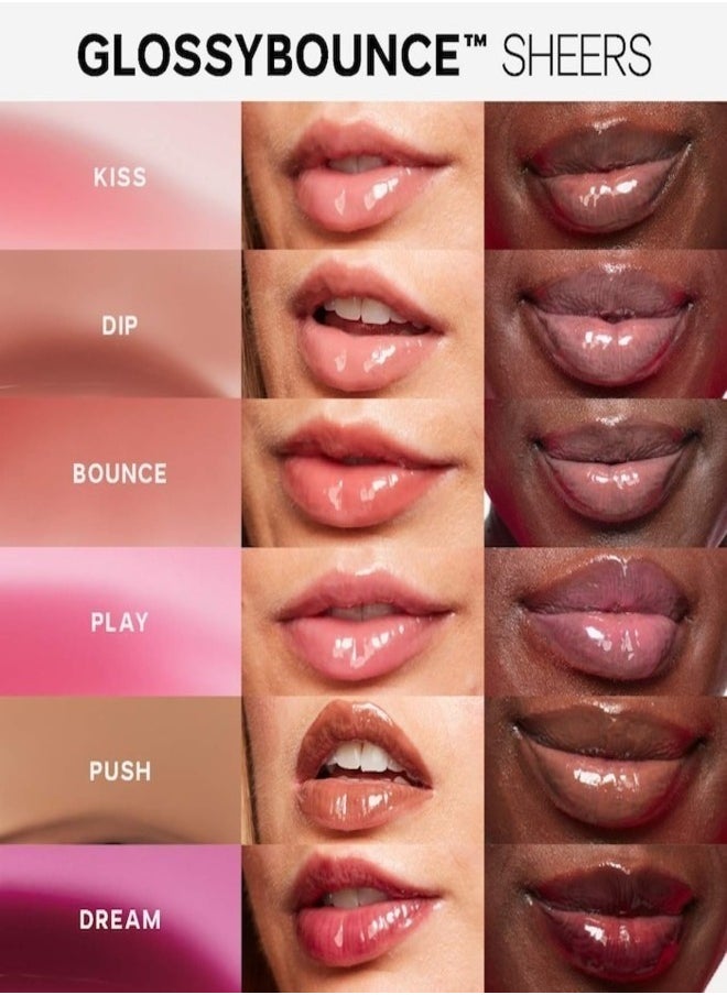 Saie   Glossy Bounce™  High Shine Lip Gloss -  Dream - berry ,  Moisturizing Oil Infused, 5ml