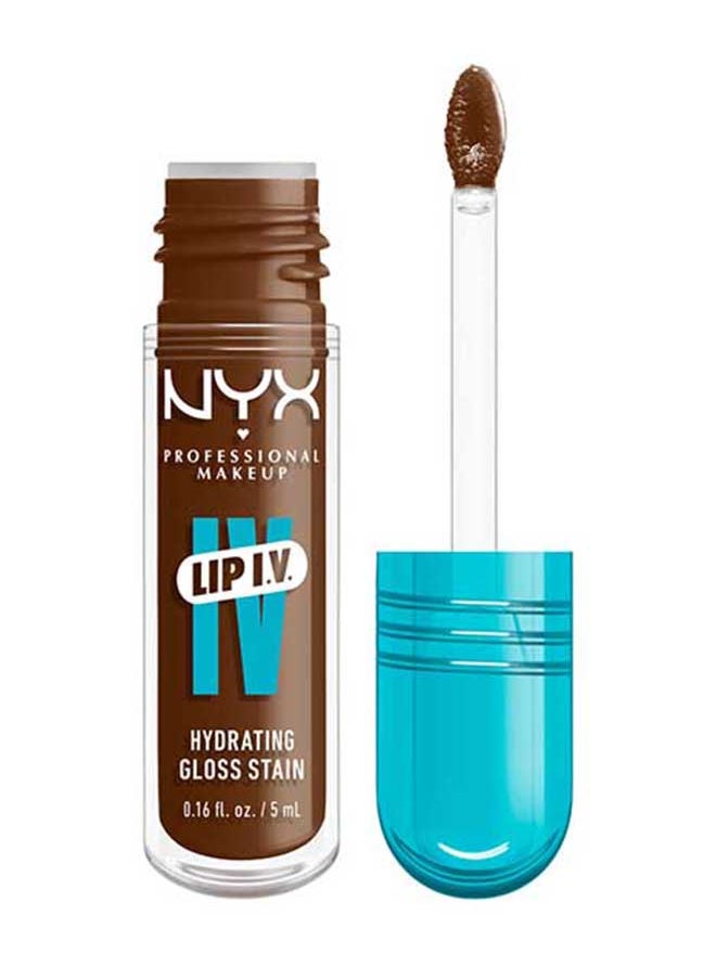 Lip Iv Hydrating Gloss Stain Lip Gloss + Serum Up To 12Hr Hydration High Pigment Wet Shine Finish Cocoa Quench!
