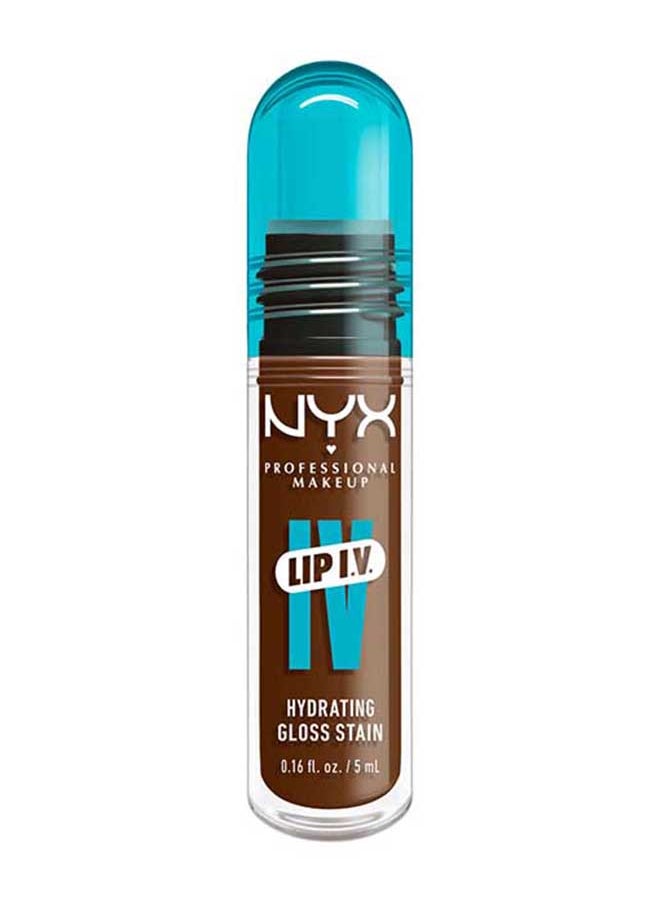 Lip Iv Hydrating Gloss Stain Lip Gloss + Serum Up To 12Hr Hydration High Pigment Wet Shine Finish Cocoa Quench!