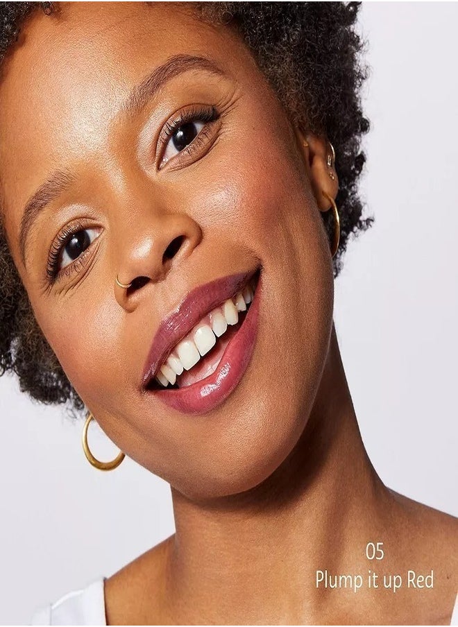 SEPHORA COLLECTION Outrageous Plump Effect Gloss 05 Plump It Up Red - Shimmer Free Berry Red 6g