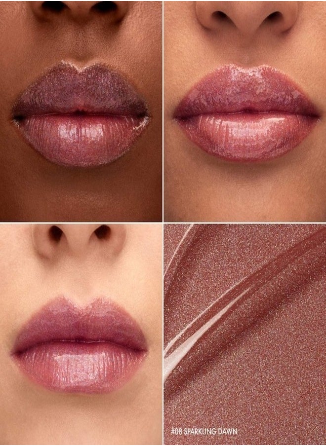 SEPHORA Outrageous plump effect gloss 08 Sparkling Dawn - Shimmer Nude 6g