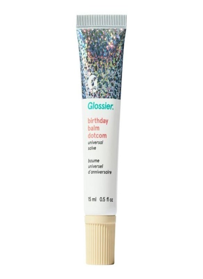 Glossier Balm Dotcom Universal Lip Balm & Skin Salve, Birthday 15ml - Hydrating & Multipurpose